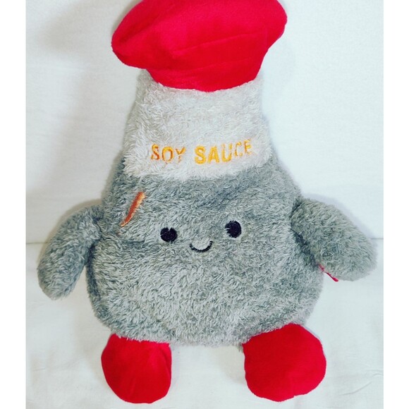 10" Kellytoy BumBumz TakeoutBumz  Spence the Soy Sauce Plushie Toy New No Tags - Picture 3 of 7
